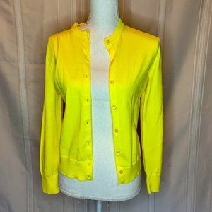 NWT Lemon Sorbet J. Crew Cardigan